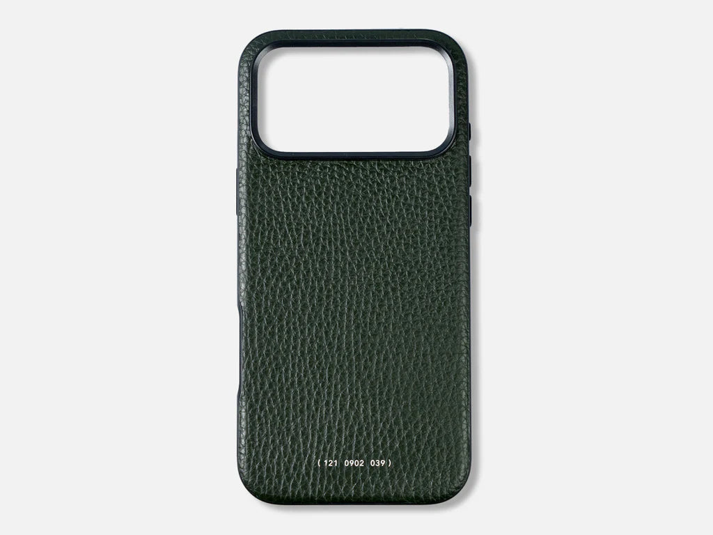 Grams(28) 121 MagSafe Leather Pebbled Case for iPhone 17 Pro Max