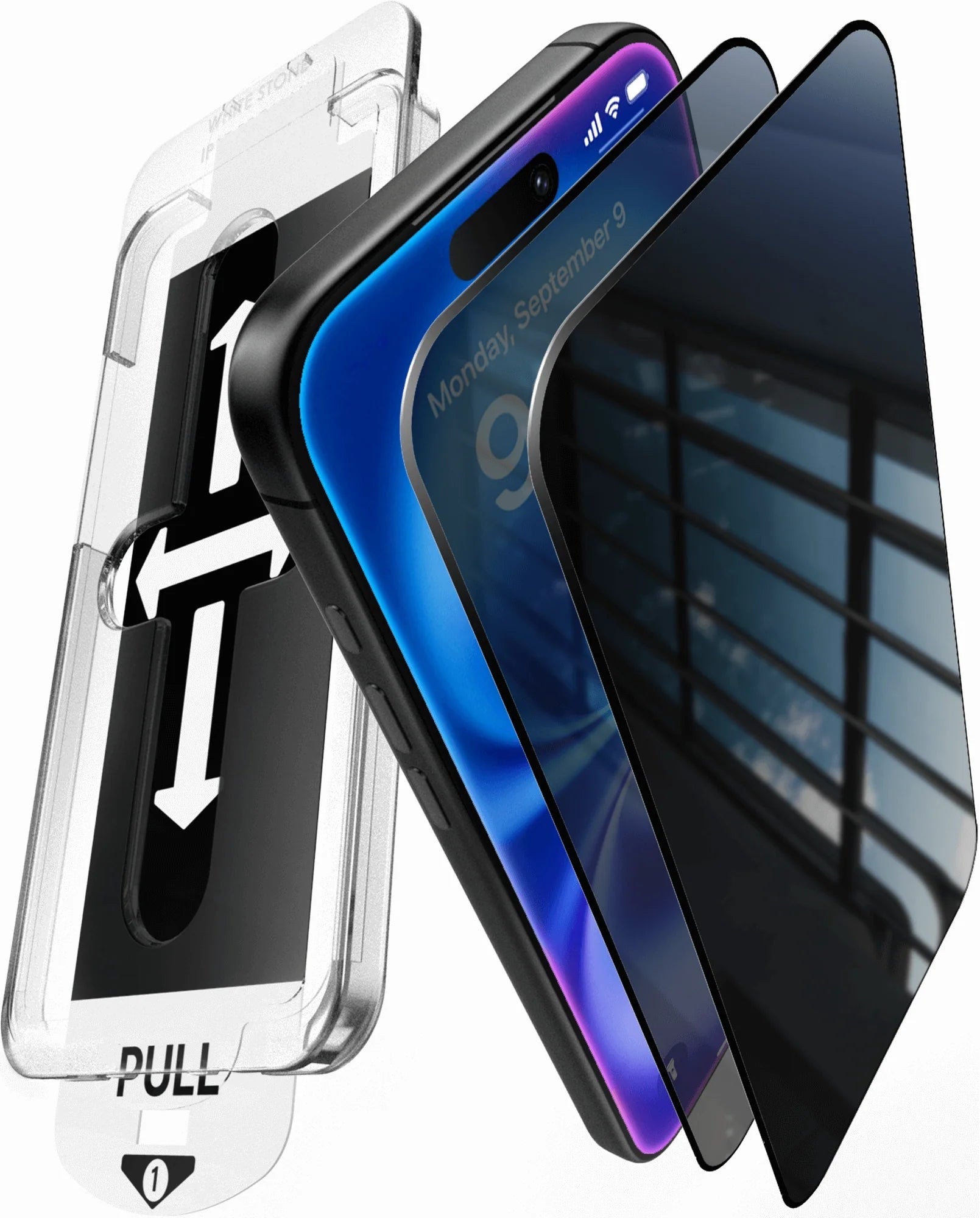 Whitestone AR Privacy Glass Screen Protector for iPhone 17 Series