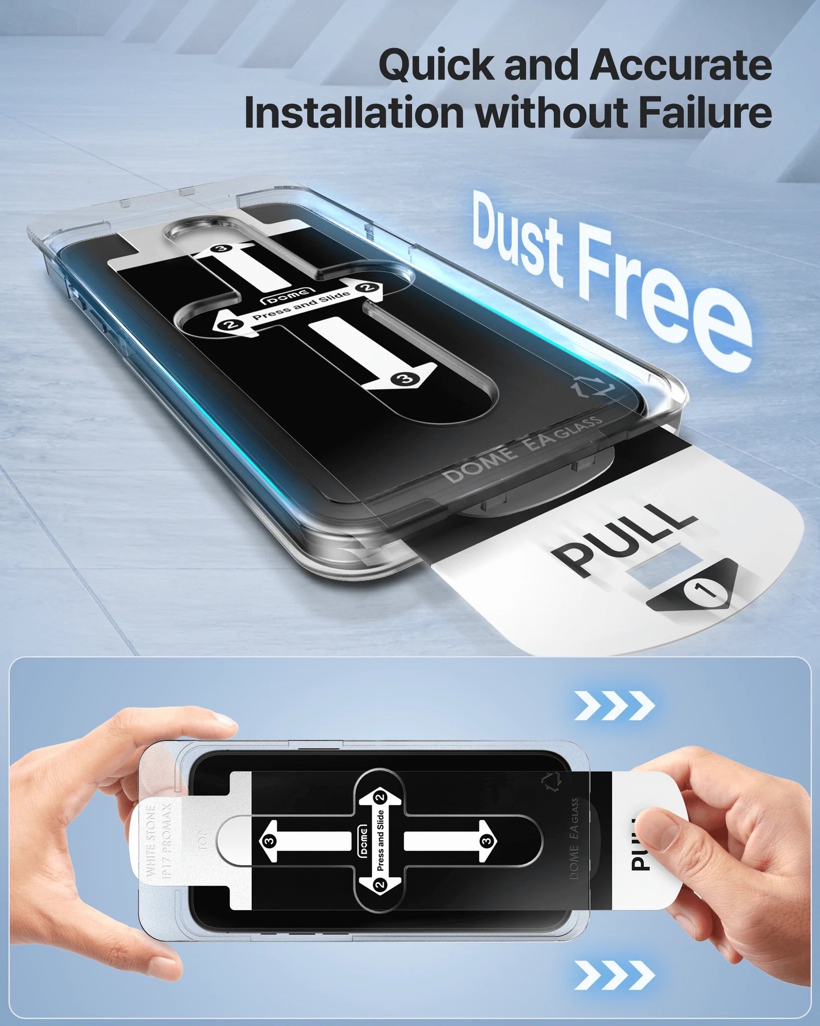 Whitestone AR Privacy Glass Screen Protector for iPhone 17 Series