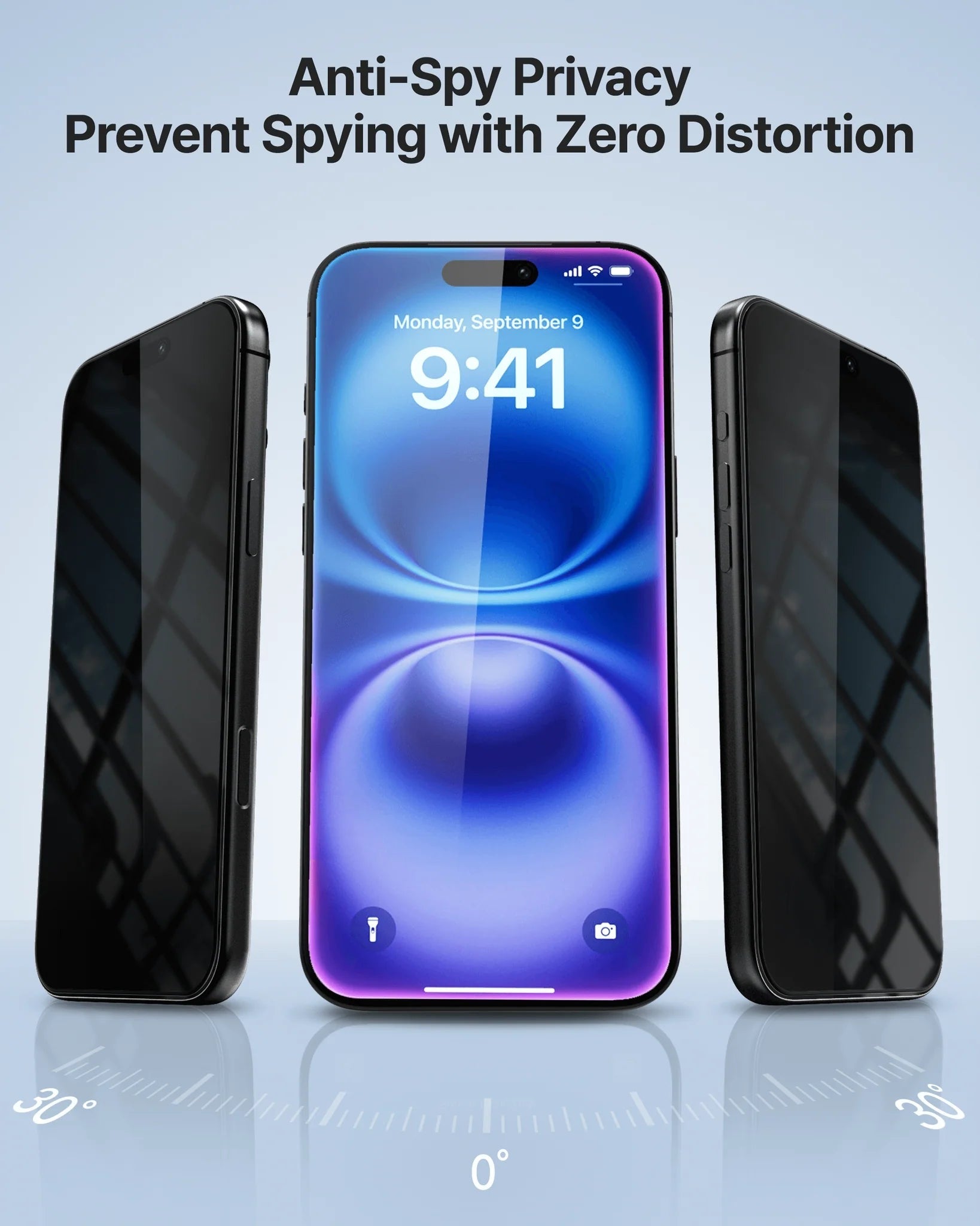 Whitestone AR Privacy Glass Screen Protector for iPhone 17 Series