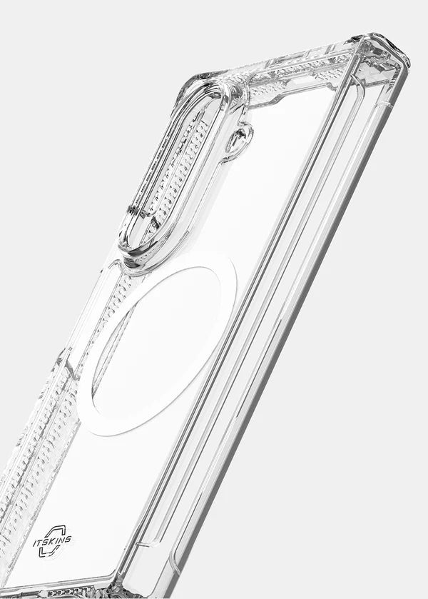 ITSKINS Samsung Galaxy Z Fold 7 Hybrid R Clear Hinge Case (MagSafe Compatible)