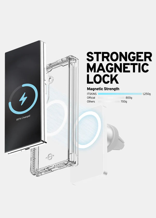 ITSKINS Samsung Galaxy Z Fold 7 Hybrid R Clear Hinge Case (MagSafe Compatible)