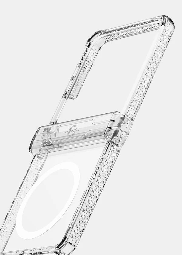 ITSKINS Samsung Galaxy Z Flip 7 Hybrid R Clear Hinge Case (MagSafe Compatible)