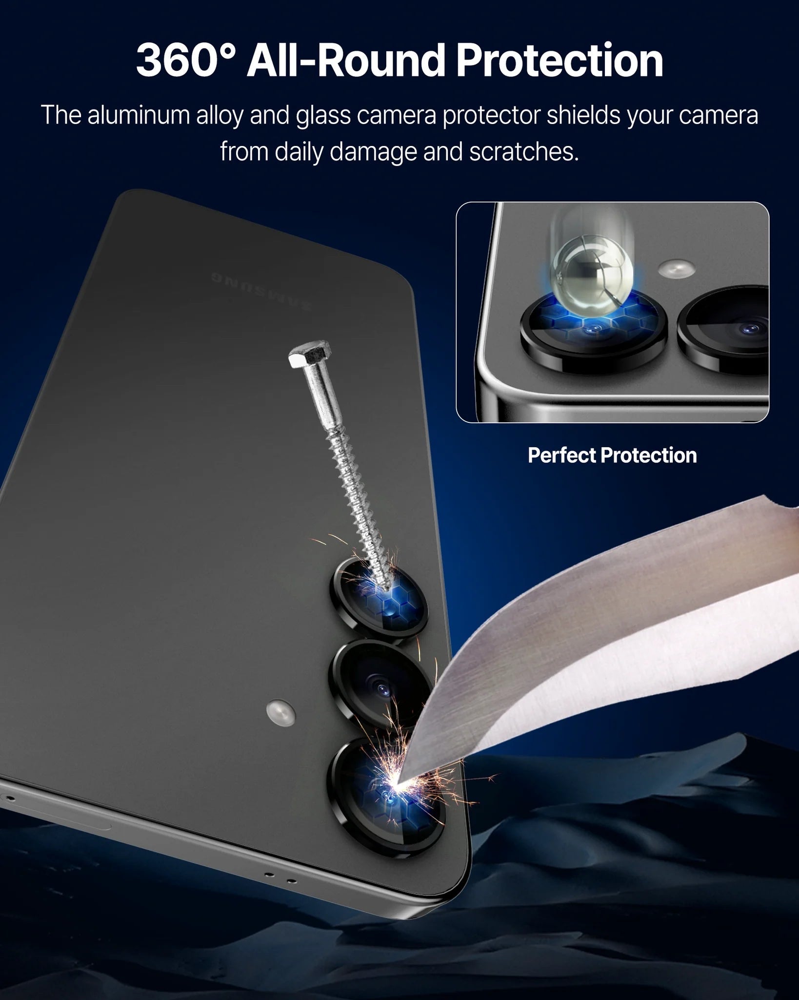 Whitestone CLenZ Glass for S25 Series Camera 2pcs Pack