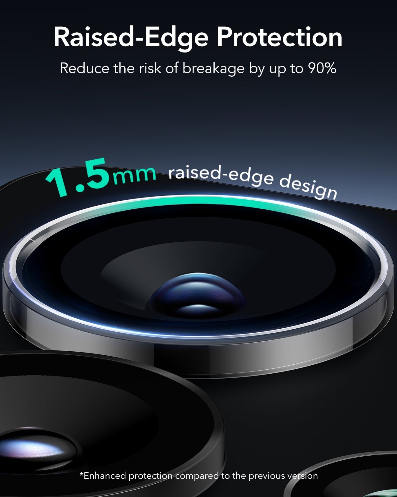 ESR Samsung Galaxy S25 Ultra Armorite Ultra-Tough Camera Lens Protector